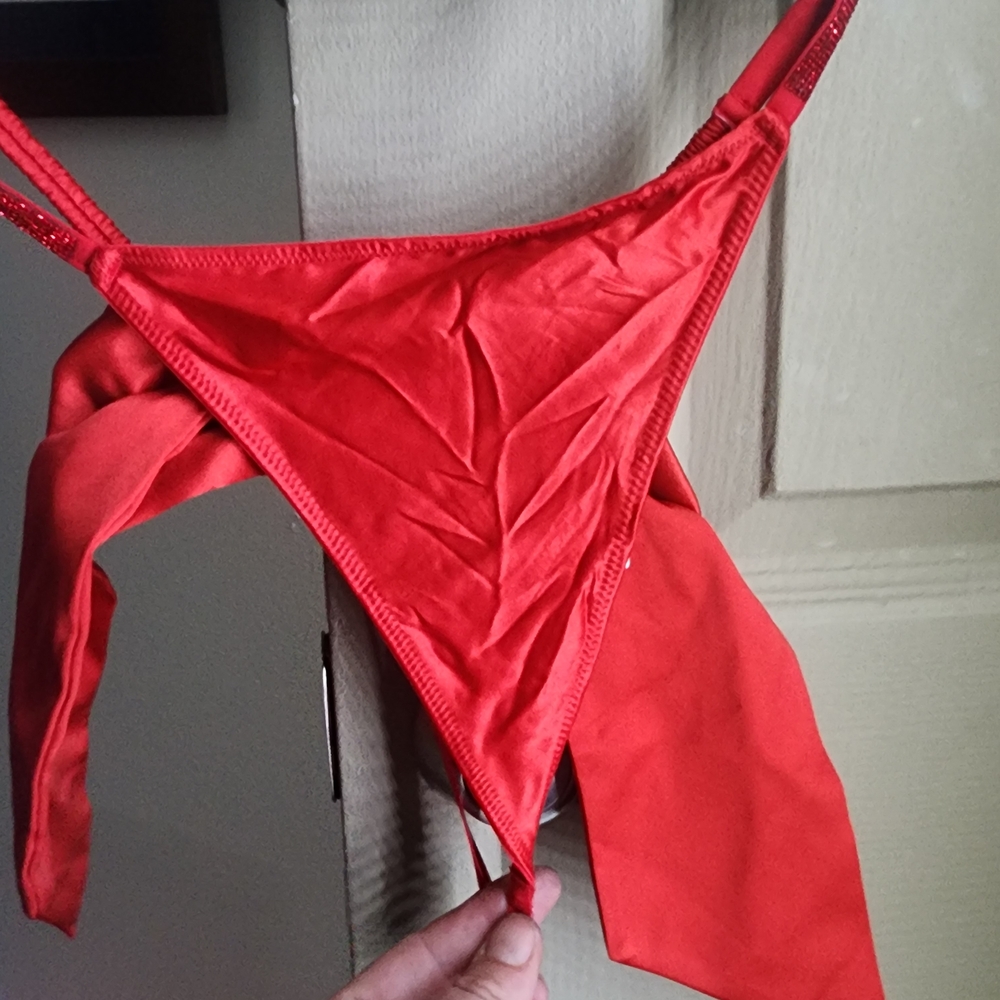 Victoria's Secret Red Satin Panties Intimates